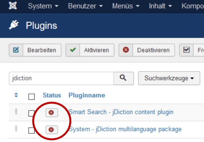 Joomla JDiction Plugins