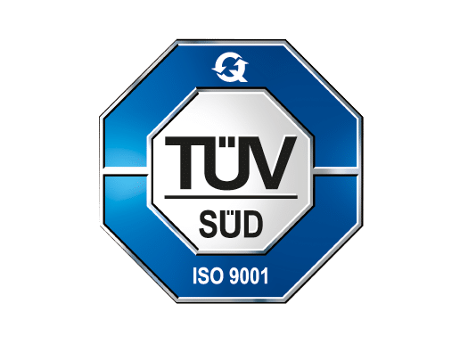 Logo für das TÜV Süd 9001 Zertifikat